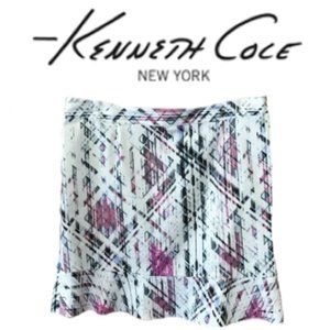 NWT Kenneth Cole, Mystic River Rim-N-Plain Skirt